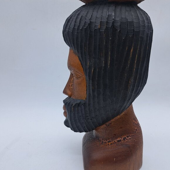 Jamaican Carved Statue - Picture 11 of 11